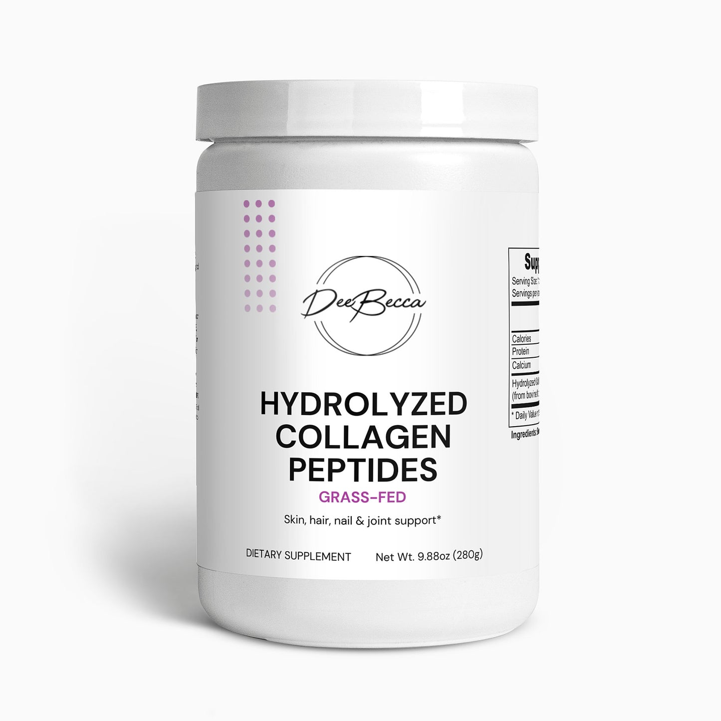 DeeBecca™ Grass-Fed Hydrolyzed Collagen Peptides