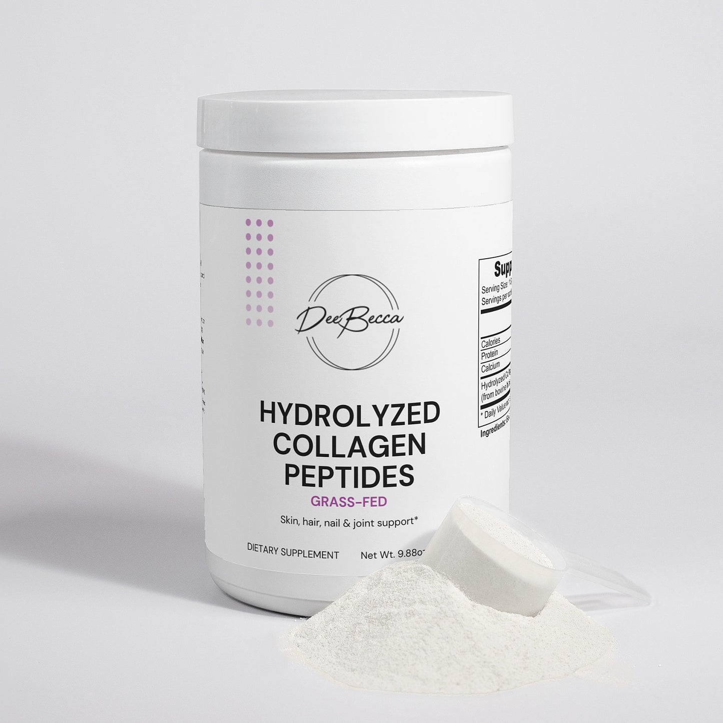 DeeBecca™ Grass-Fed Hydrolyzed Collagen Peptides