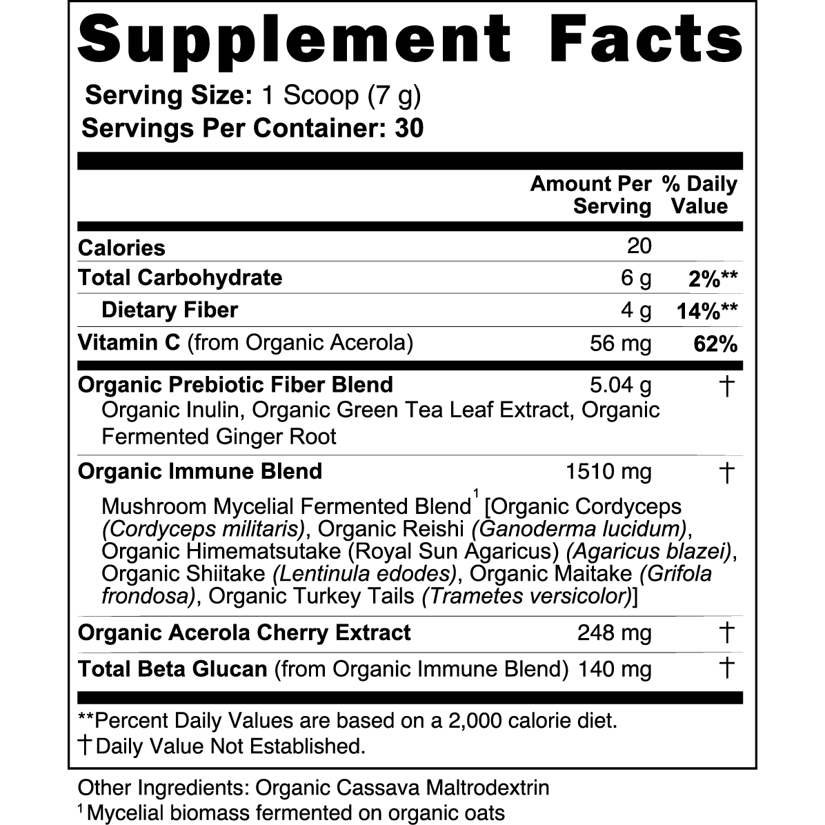 Hugsy™ 6 Fermented Mushroom Matrix