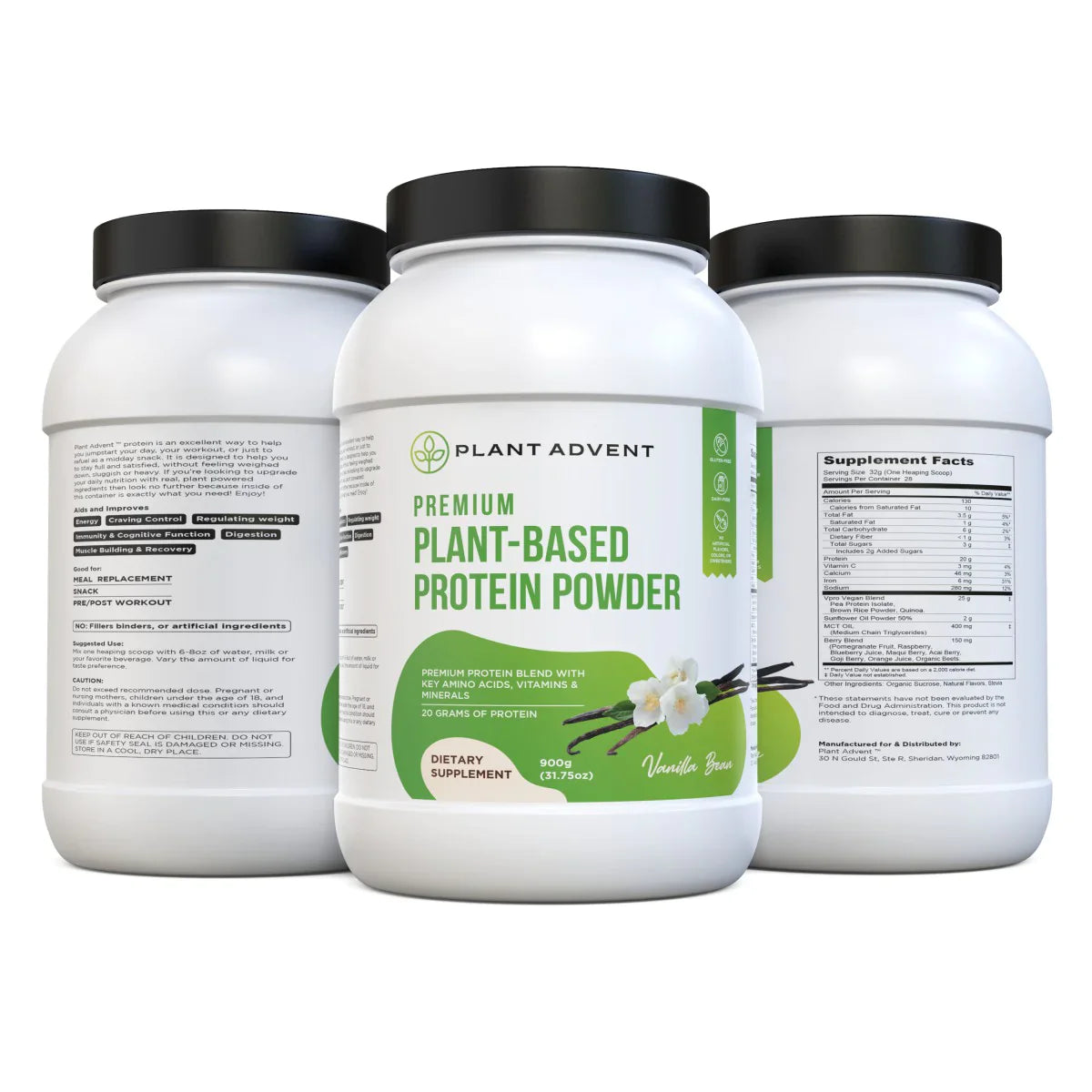 Plant Advent Premium Plant-Based Protein Powder