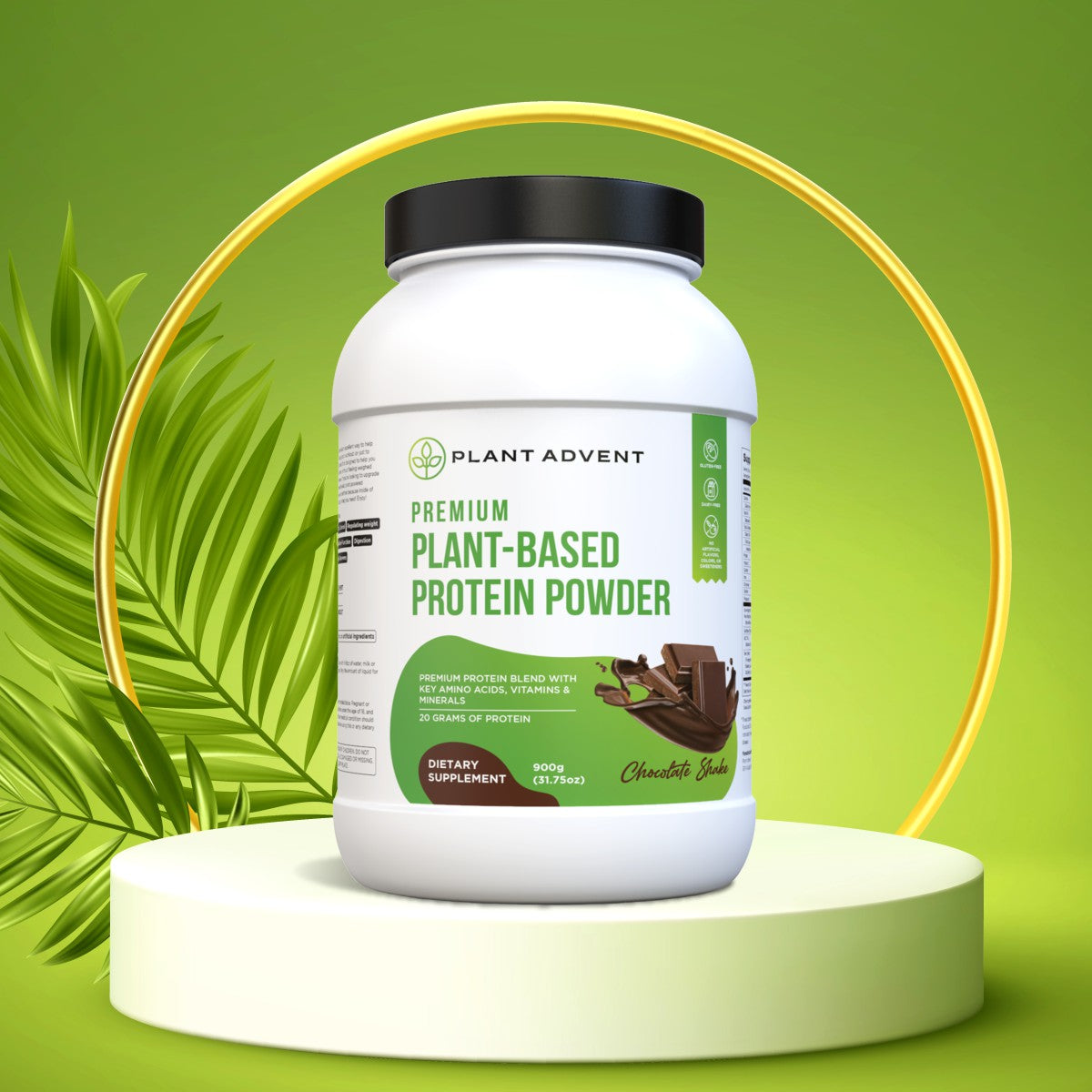 Premium Plant-Based Protein Powder (Chocolate Shake)