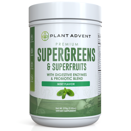 Premium Supergreens and Superfruits (Mint)